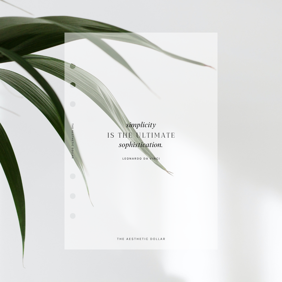 Frosted Simplicity Dashboard