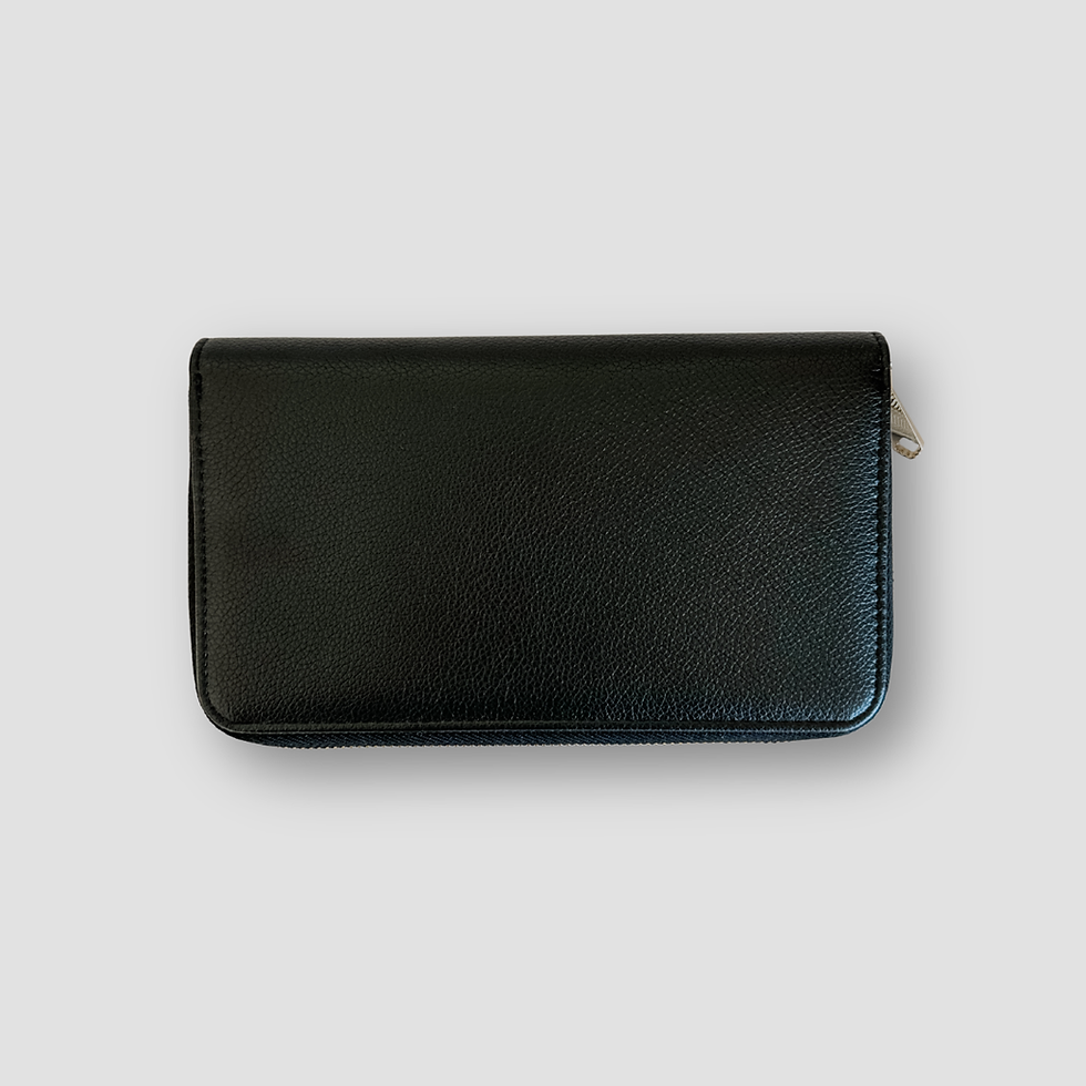Thumbnail: A6 Pebble Zipper Wallet - Poppy Collection