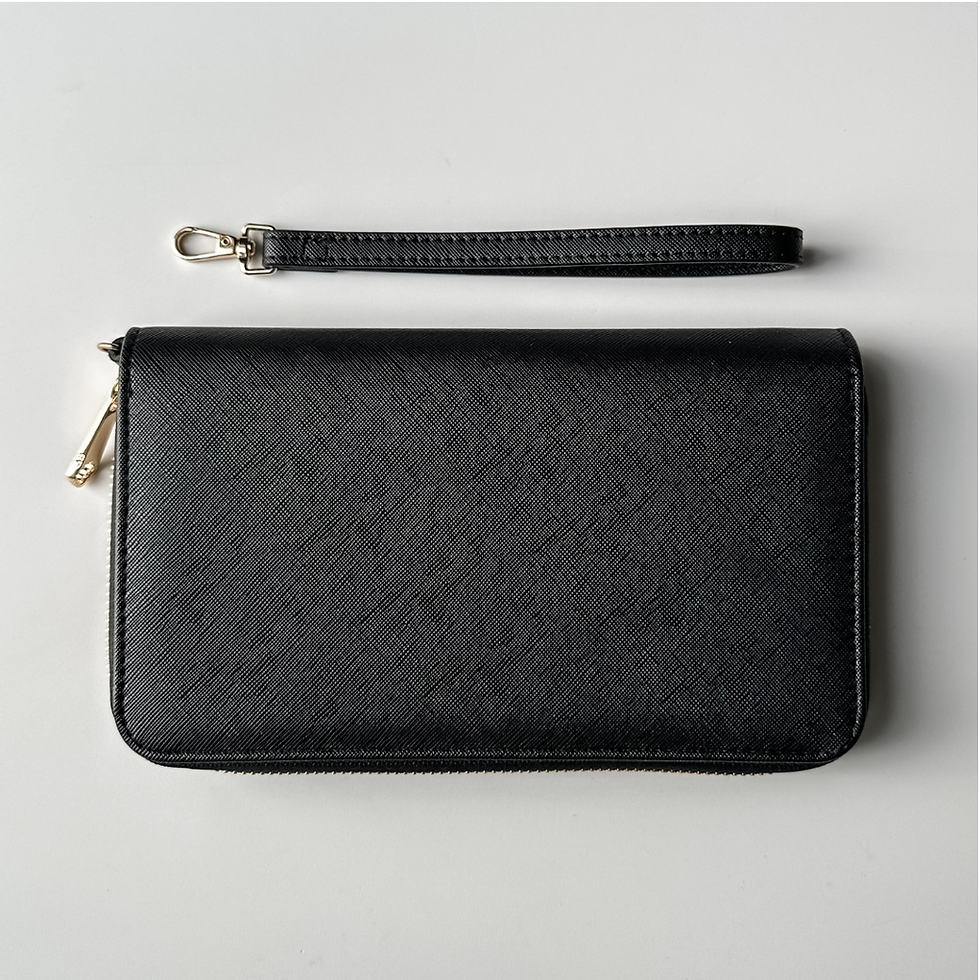 Thumbnail: A6 Saffiano Zipper Wallet - Sophie Collection