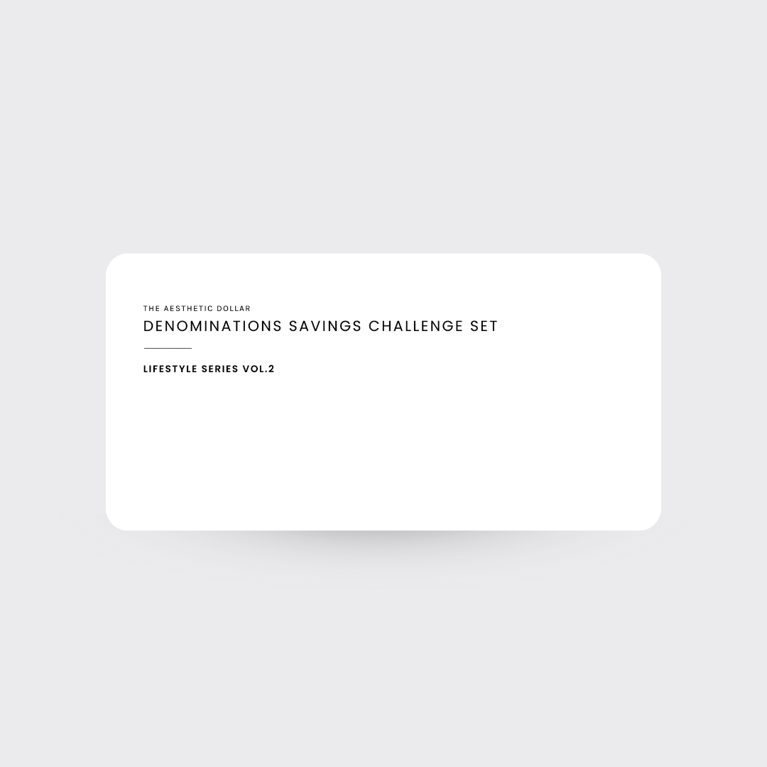 Denominations Savings Challenge Set - Lifestyle Series