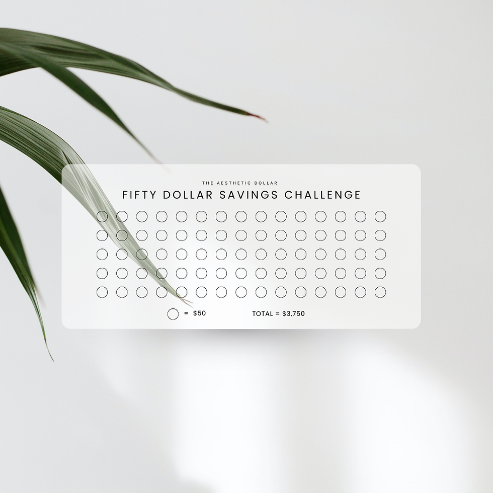Thumbnail: Frosted Denominations Savings Challenge Set