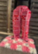 Pantalon large multicolore en tissu Ankara, coupe moderne pour un look urbain chic