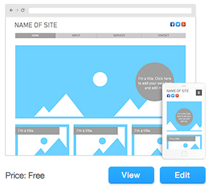 blank website templates create your dream website