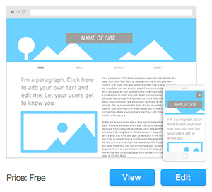 blank website templates create your dream website