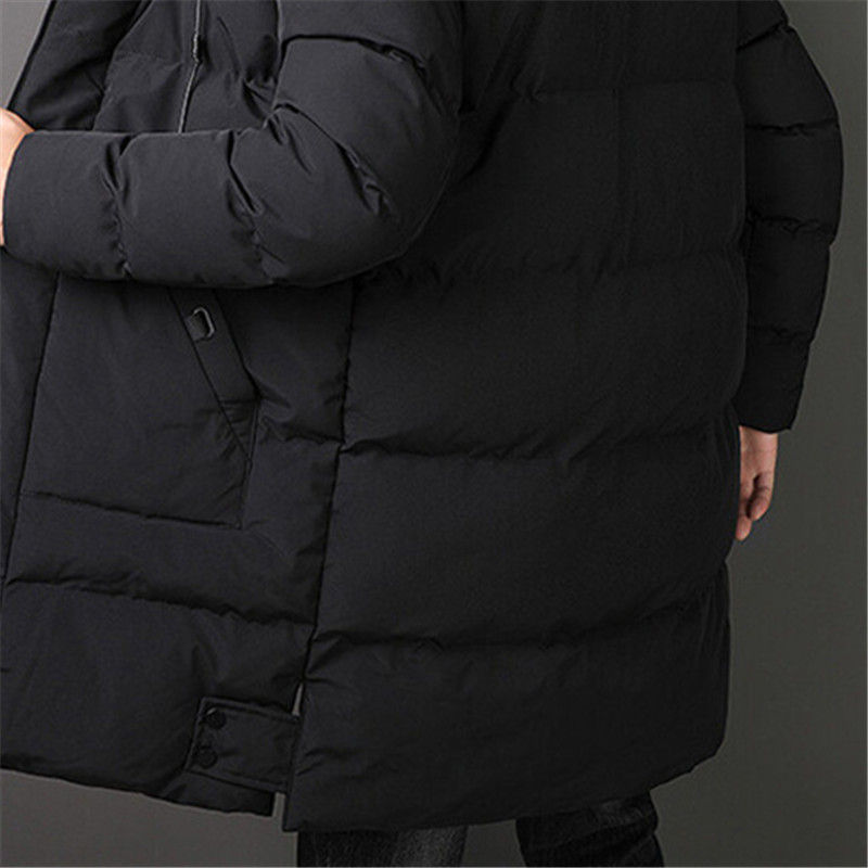 Miniatura: High Quality Winter Parka Men Fashion Long Warm Windbreaker Hooded Casual Thick 