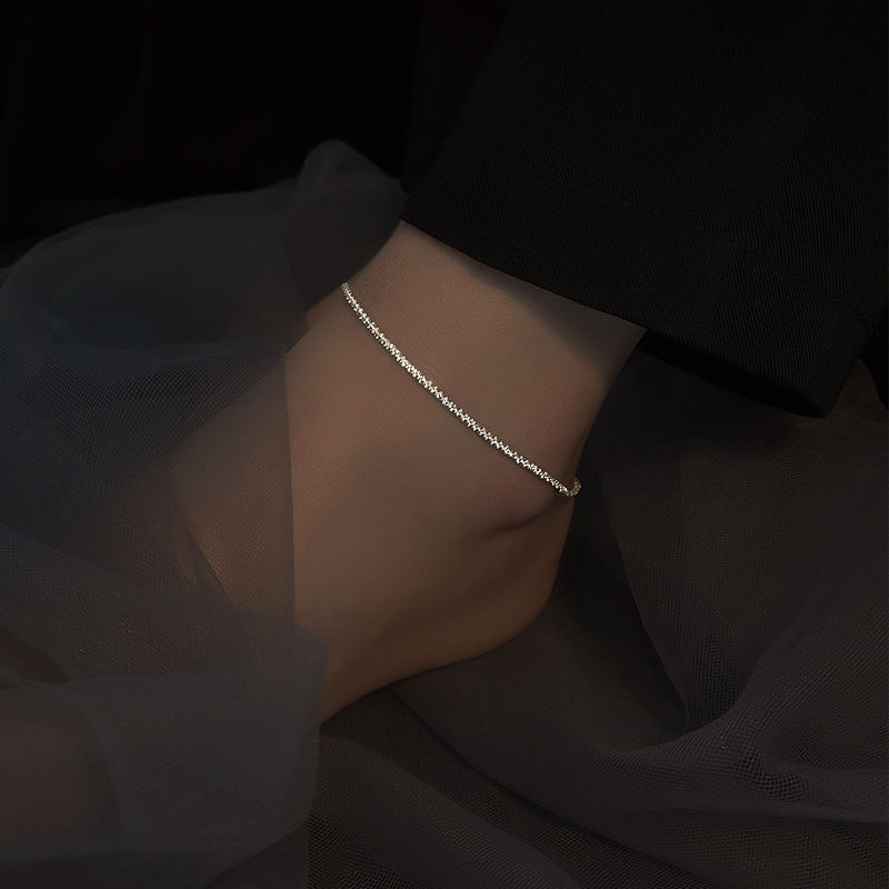 Miniatura: Sparkling Anklet 2022 Summer Temperament Light Luxury Niche Design Sparkle Starr