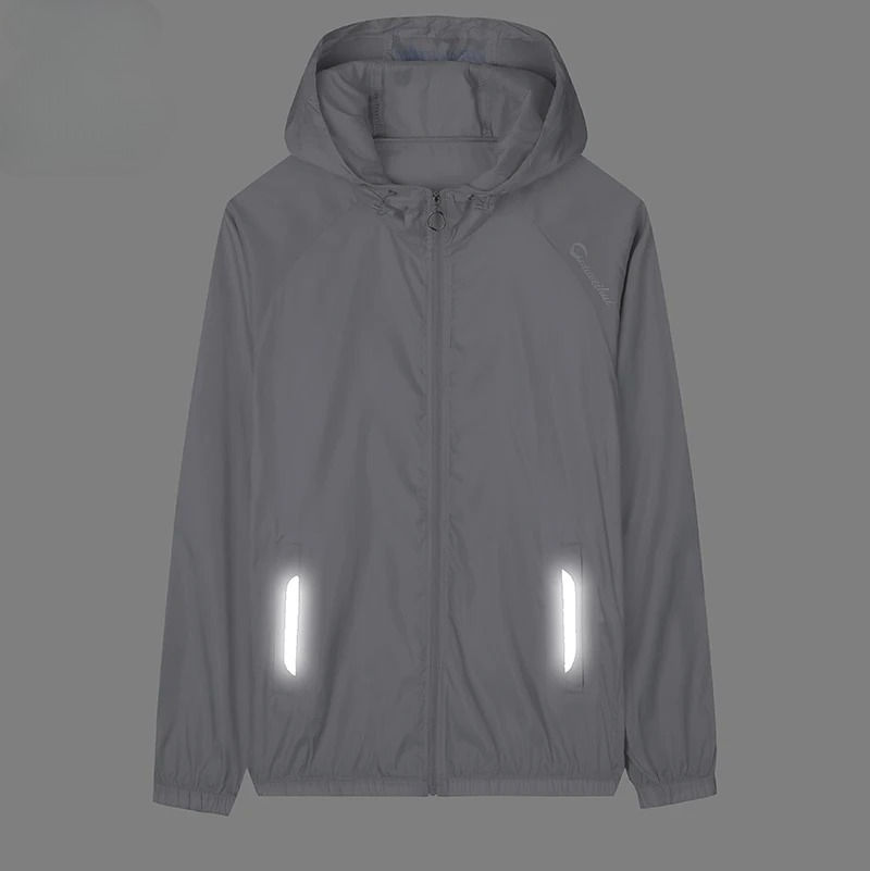 Miniatura: Summer Sun Protection Clothing Mens Casual Lightweight Ice Silk UV Protective Ho