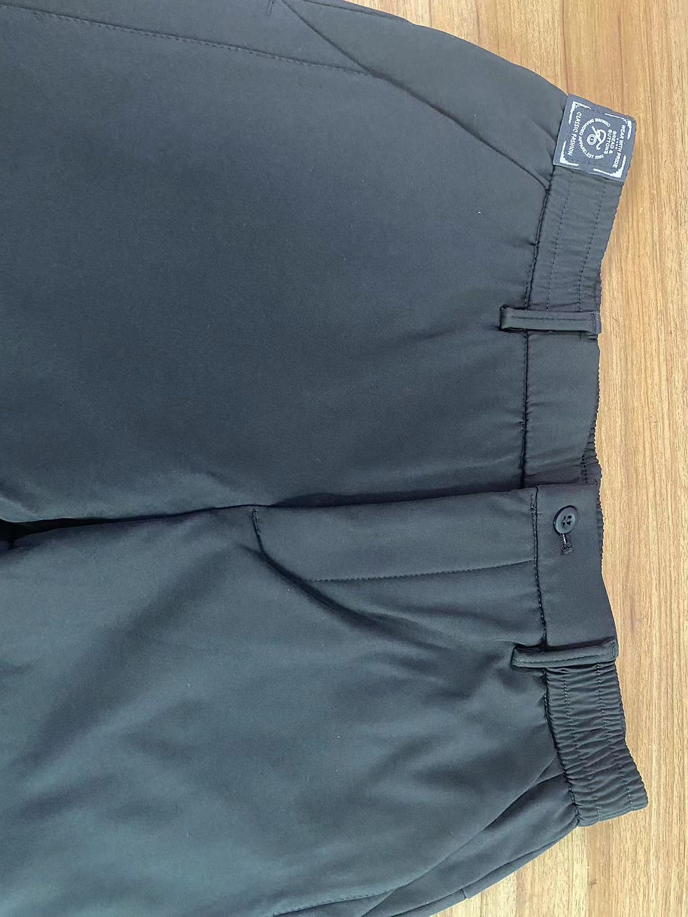 Miniatura: 2024Winter velvet Casual Pants Men Thick Business Stretch Slim Elastic Waist Jog