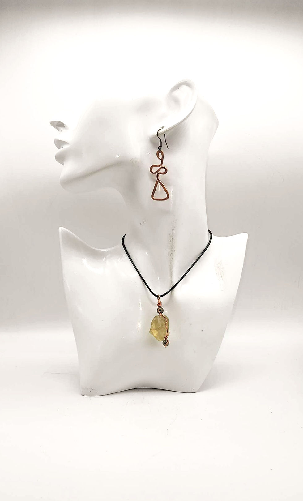 Thumbnail: Citrine and Pyrite Pendant