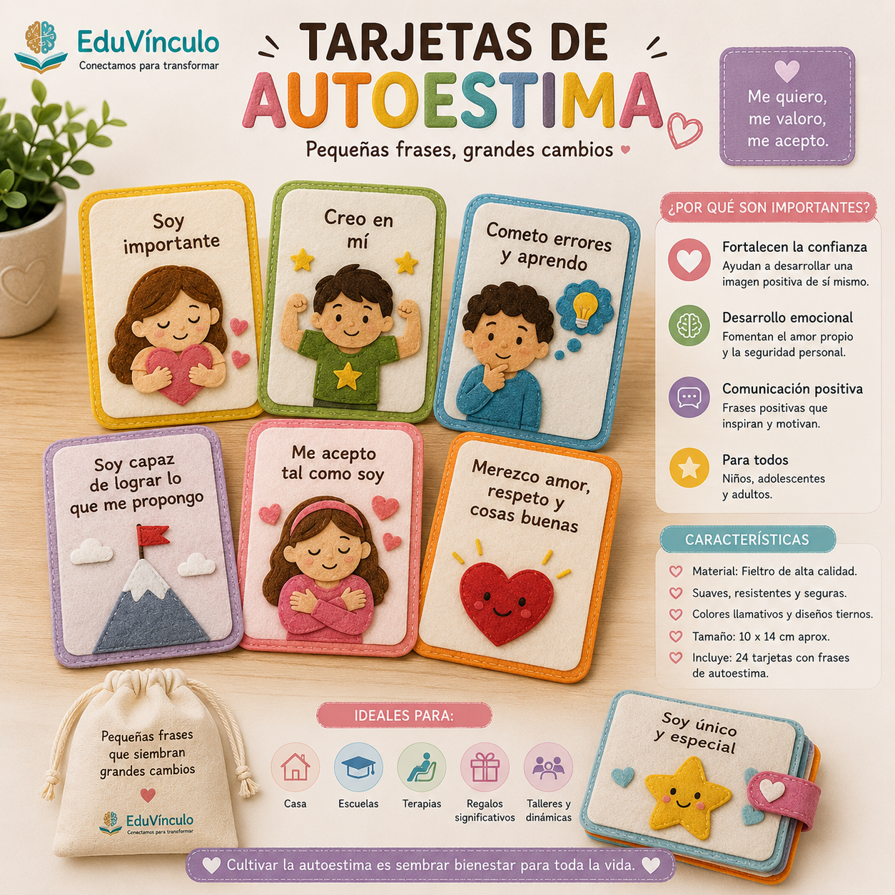 Tarjetas Autoestima Positiva