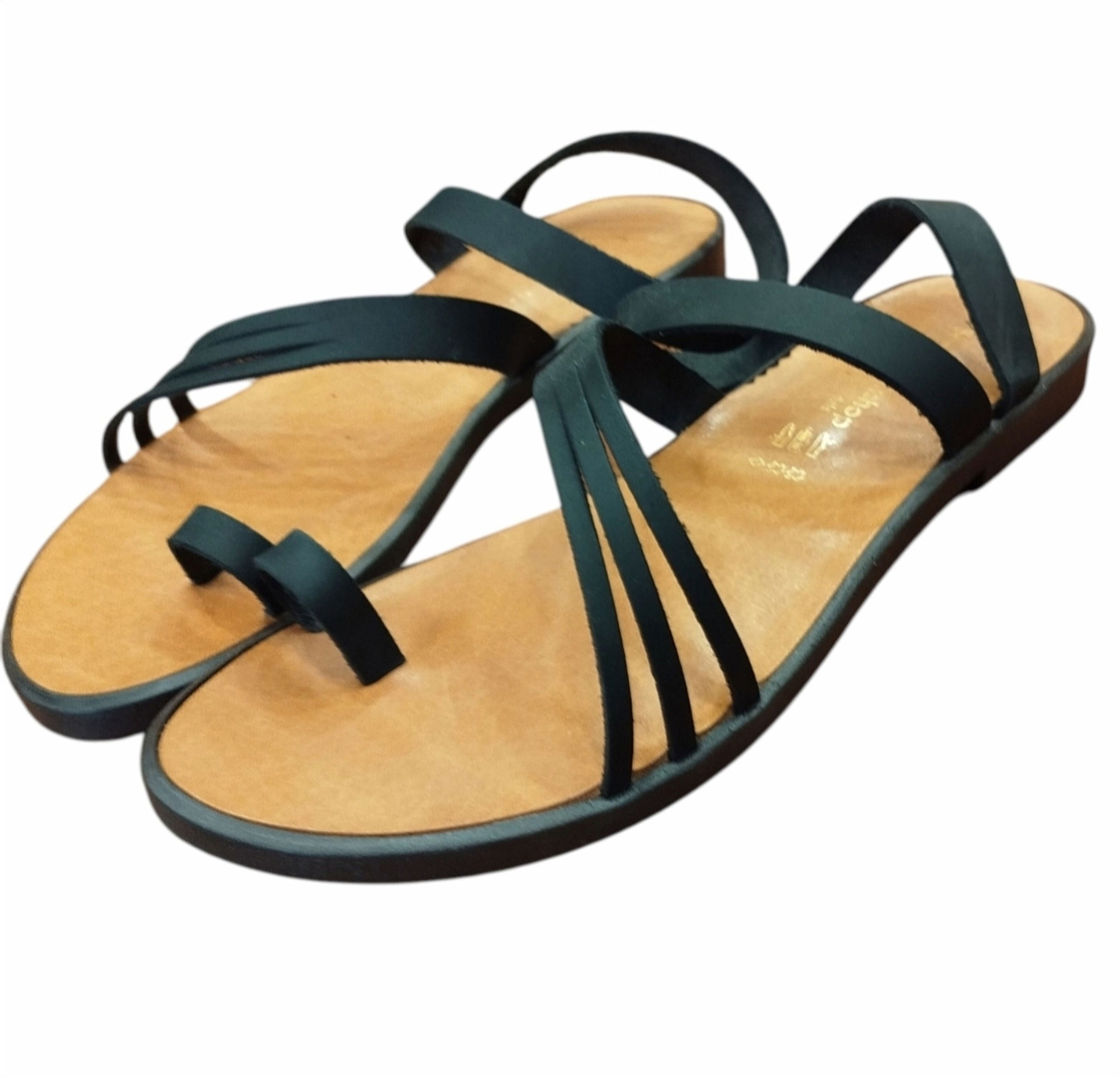 107 LEATHER SANDALS BLACK B