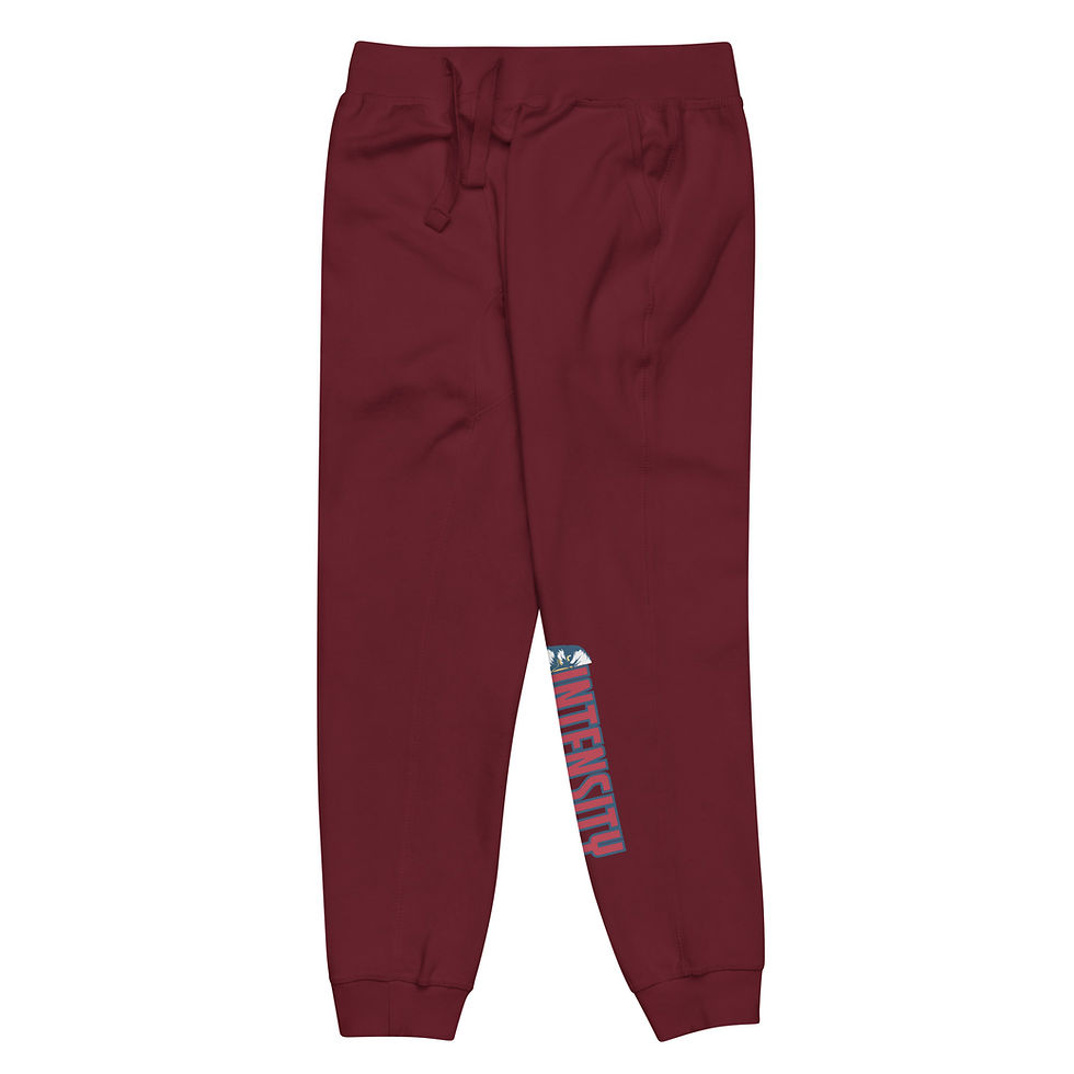 Thumbnail: Cotton Heritage Unisex Fleece Sweatpants - Intensity Cursive
