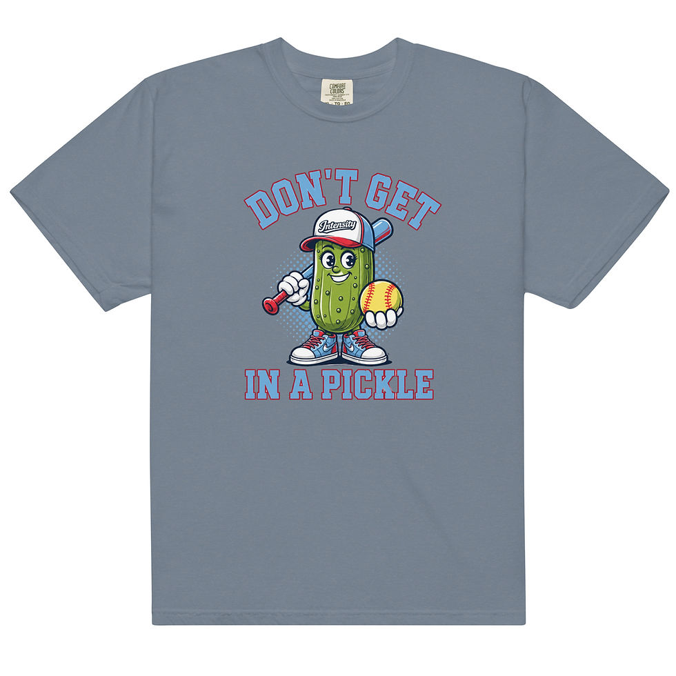 Thumbnail: Unisex garment-dyed heavyweight t-shirt - Pickle