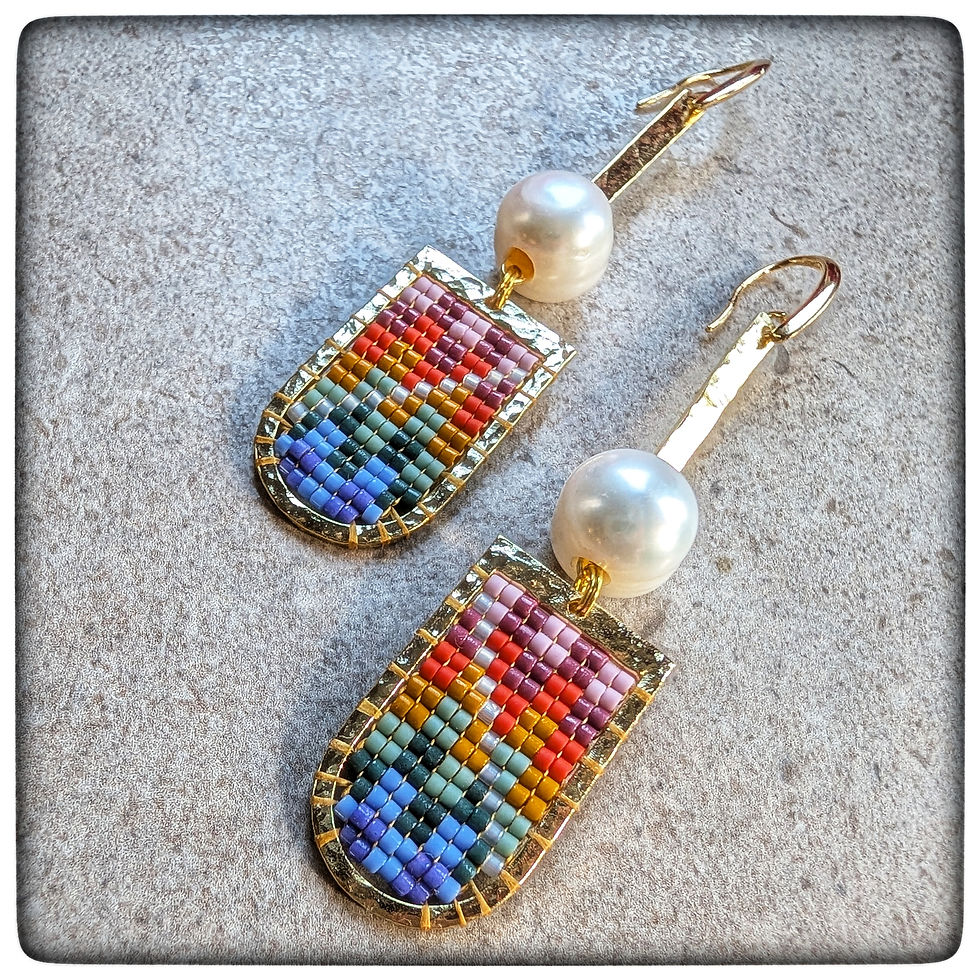 Thumbnail: Checked In Earrings