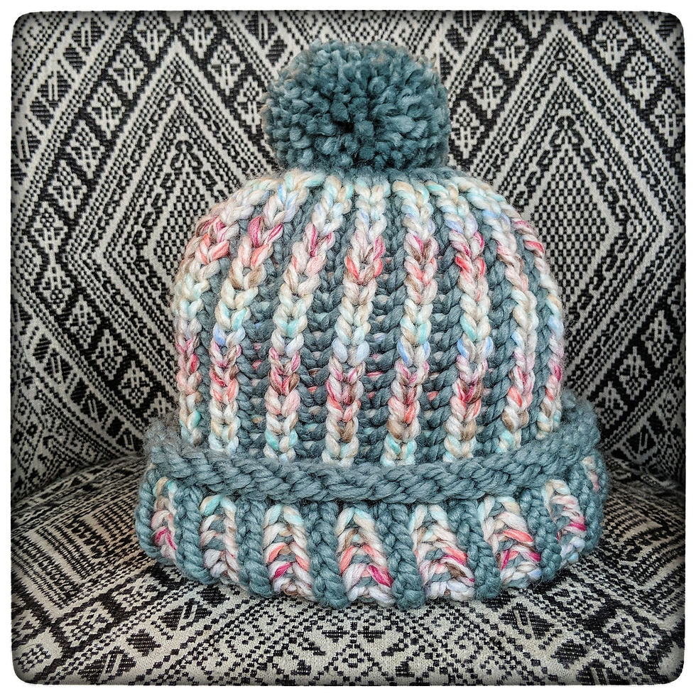 North Star Beanie with brim