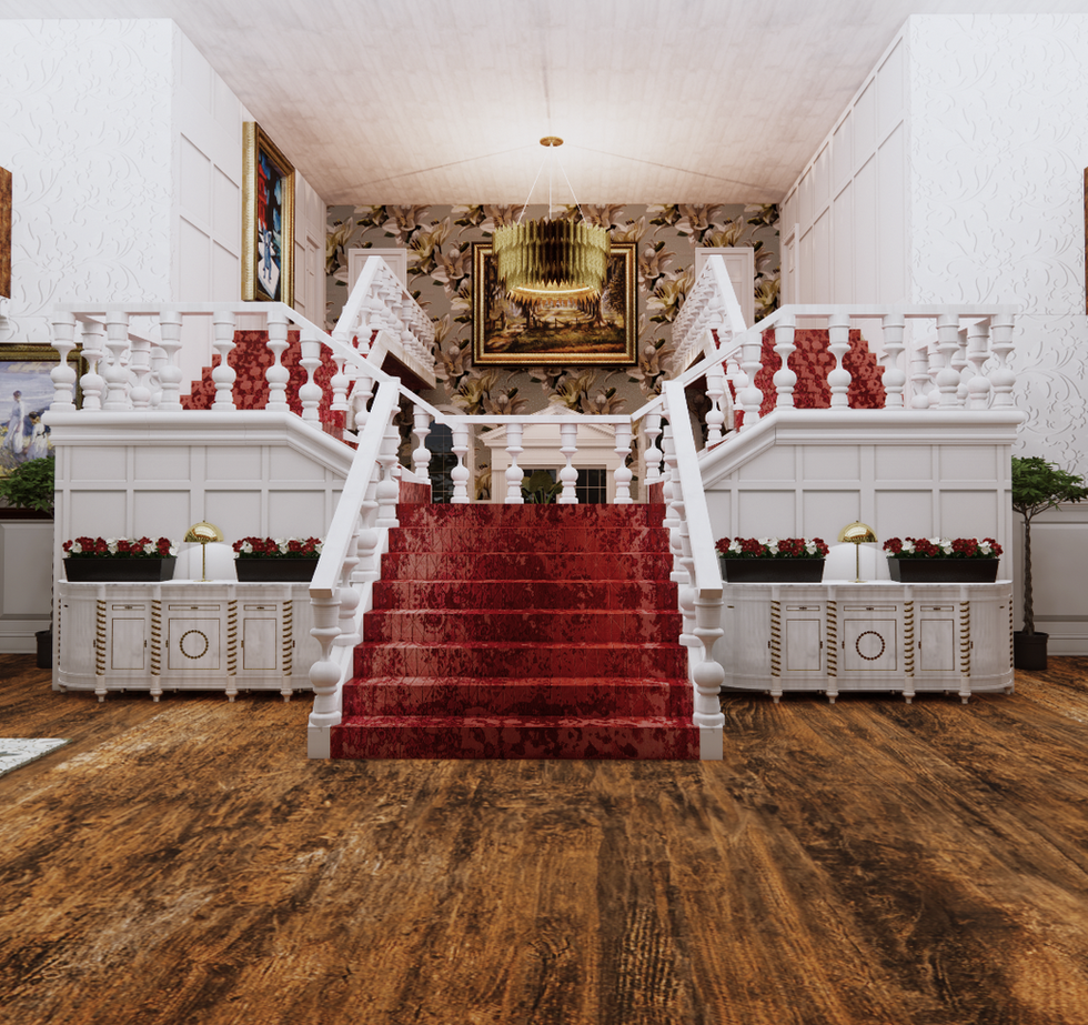 Southern Oak Hotel- Stair1