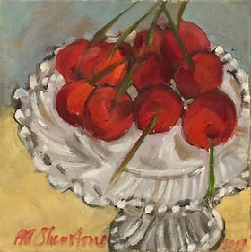 A Dish Of Cherries