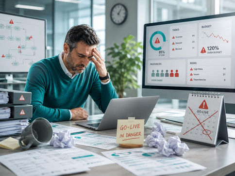 The Five Warning Signs Your ERP Project Needs Rescuing — Before Go-Live Makes It Worse 