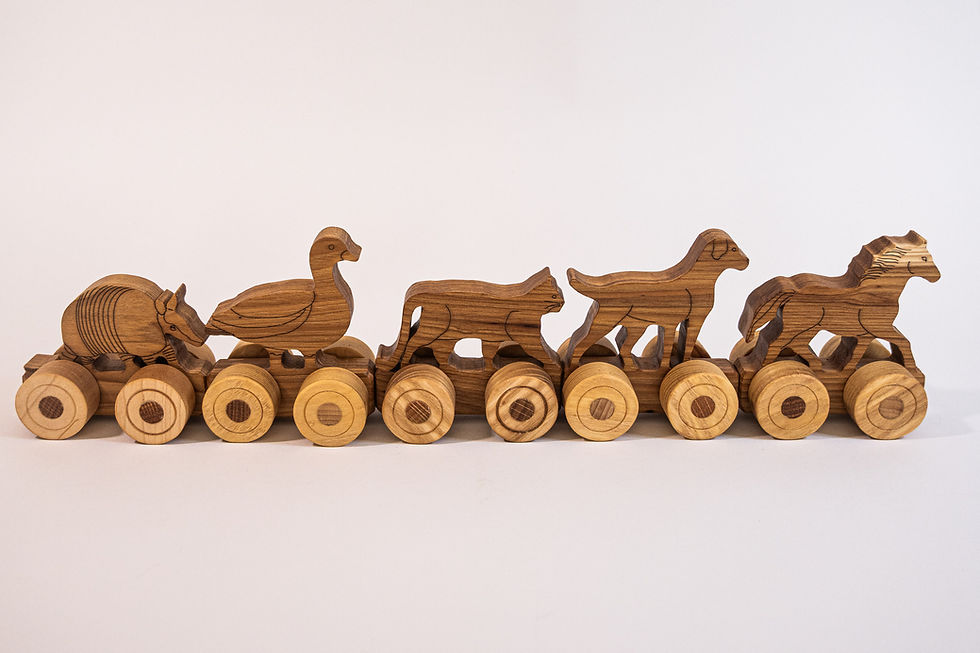 Thumbnail: 5 Animal Push Toy Set