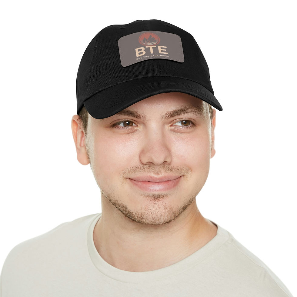 Thumbnail: Dad Hat with Leather Patch