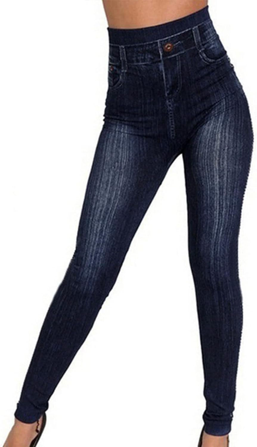 Миниатюра: Skinny Jeans for Women High Waisted Tummy Control Jeans Stretchy Classic Slimmi