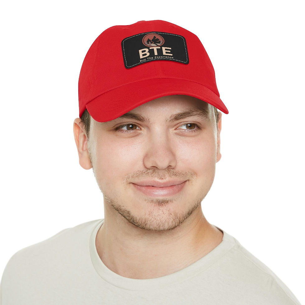 Miniatyrbild: Dad Hat with Leather Patch