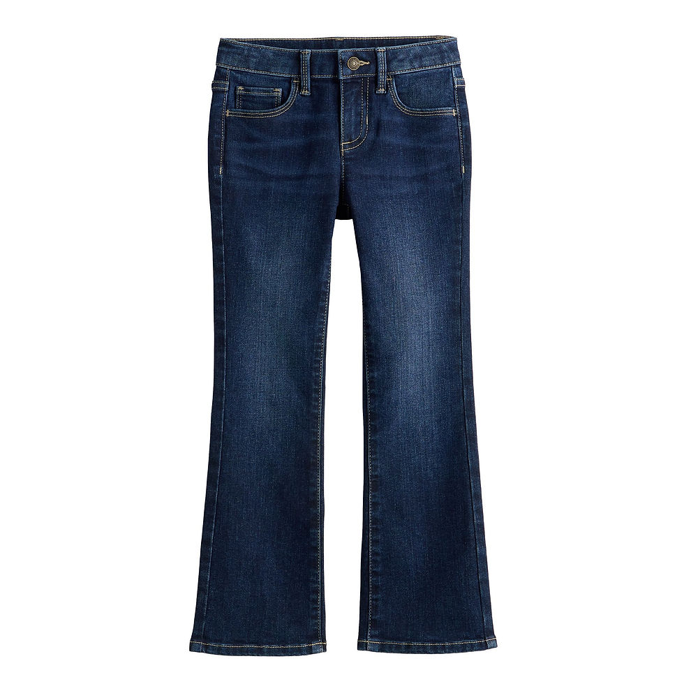 Miniaturbild: Girls 4-12 Jumping Beans® Core Denim Bootcut Jeans