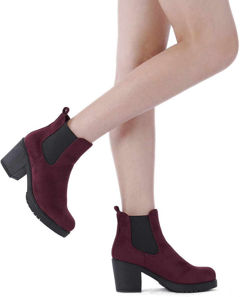 Thumbnail:  DREAM PAIRS Women's High Chunky Heel