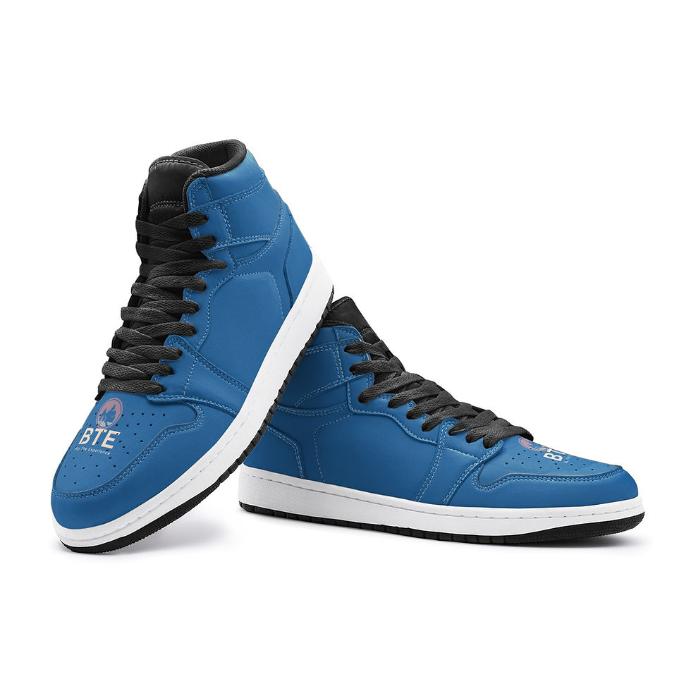 Miniaturbild: Ocean Blue High Top BTE Sneakers