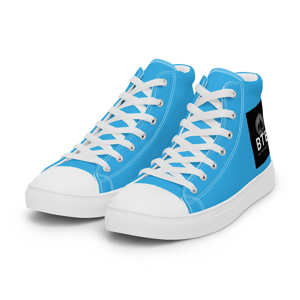 Thumbnail: BTE Men’s high top canvas shoes