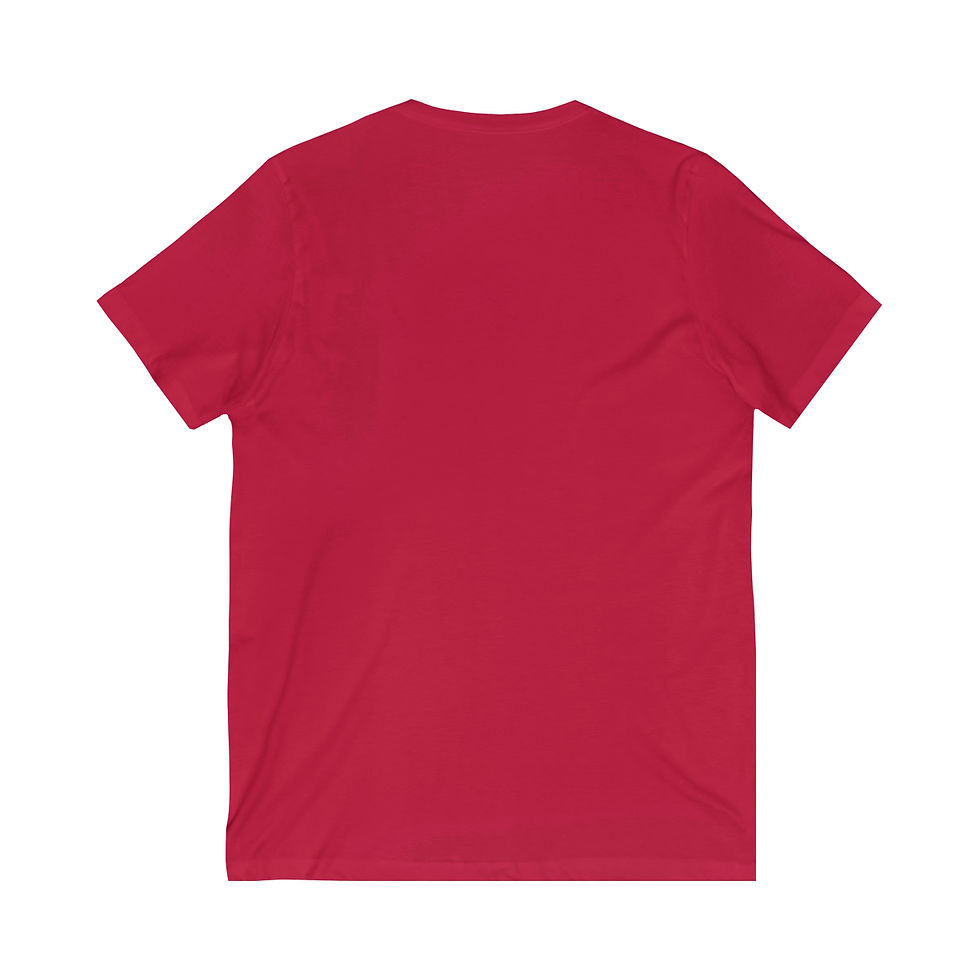 Thumbnail: Unisex Jersey Short Sleeve V-Neck Tee
