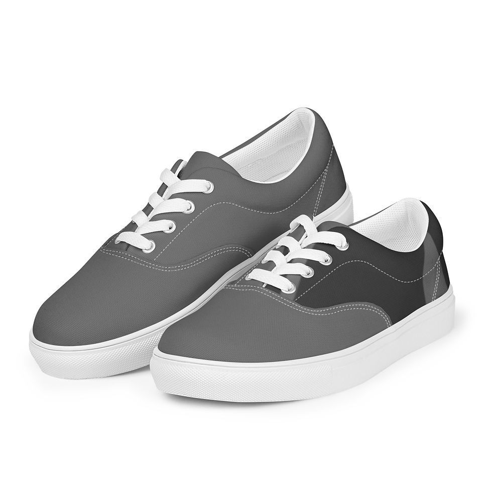 Miniatura: Women’s BTE lace-up canvas shoes
