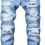 Thumbnail: Men's Jeans Stretch Straight Wash Casual Sport