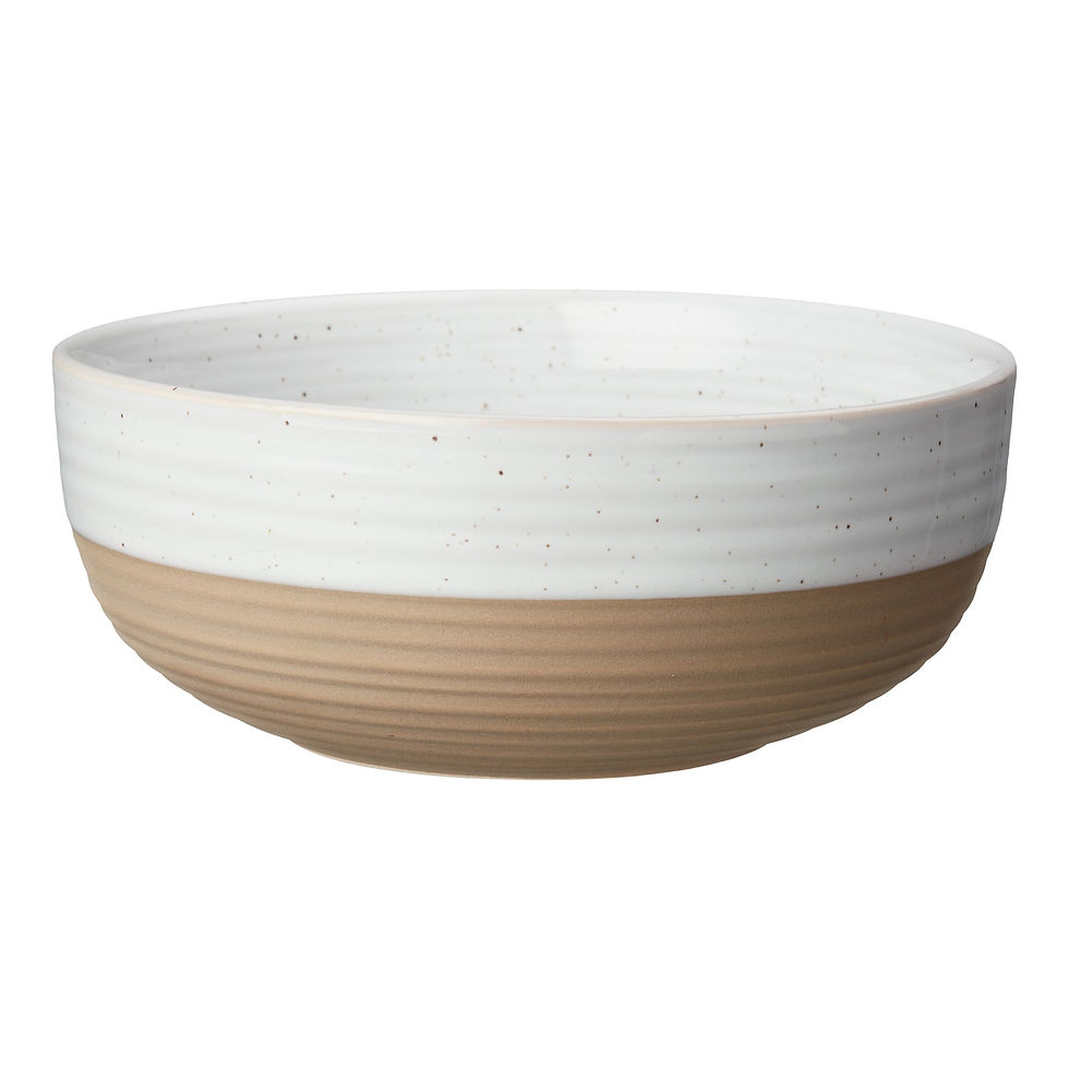 Thumbnail: Better Homes & Gardens- Abott White Round Stoneware 16-Piece Dinnerwar