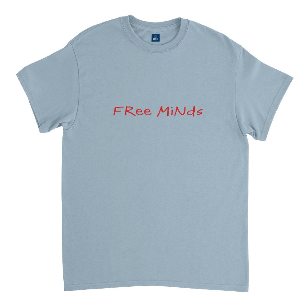 ภาพขนาดย่อ: Free minds Crewneck T-shirt