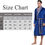 Miniatura: Mens Robe,Plush Fleece Soft Robe for Men,Cozy Warm Bathrobe,Shower Spa Robe Wit