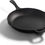 Thumbnail: Commercial CHEF 6.5 Inch Cast Iron Skillet, Black
