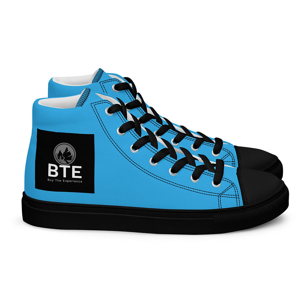 Thumbnail: BTE Men’s high top canvas shoes