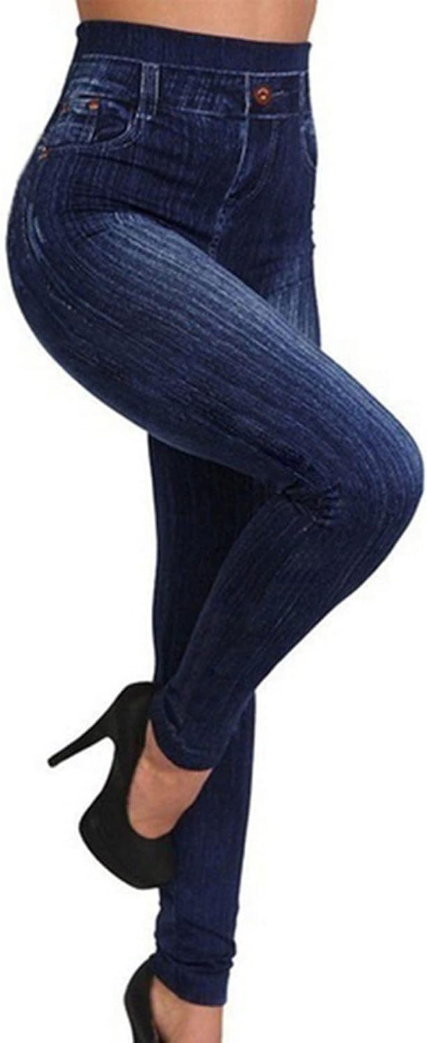 الصورة المصغرة: Skinny Jeans for Women High Waisted Tummy Control Jeans Stretchy Classic Slimmi