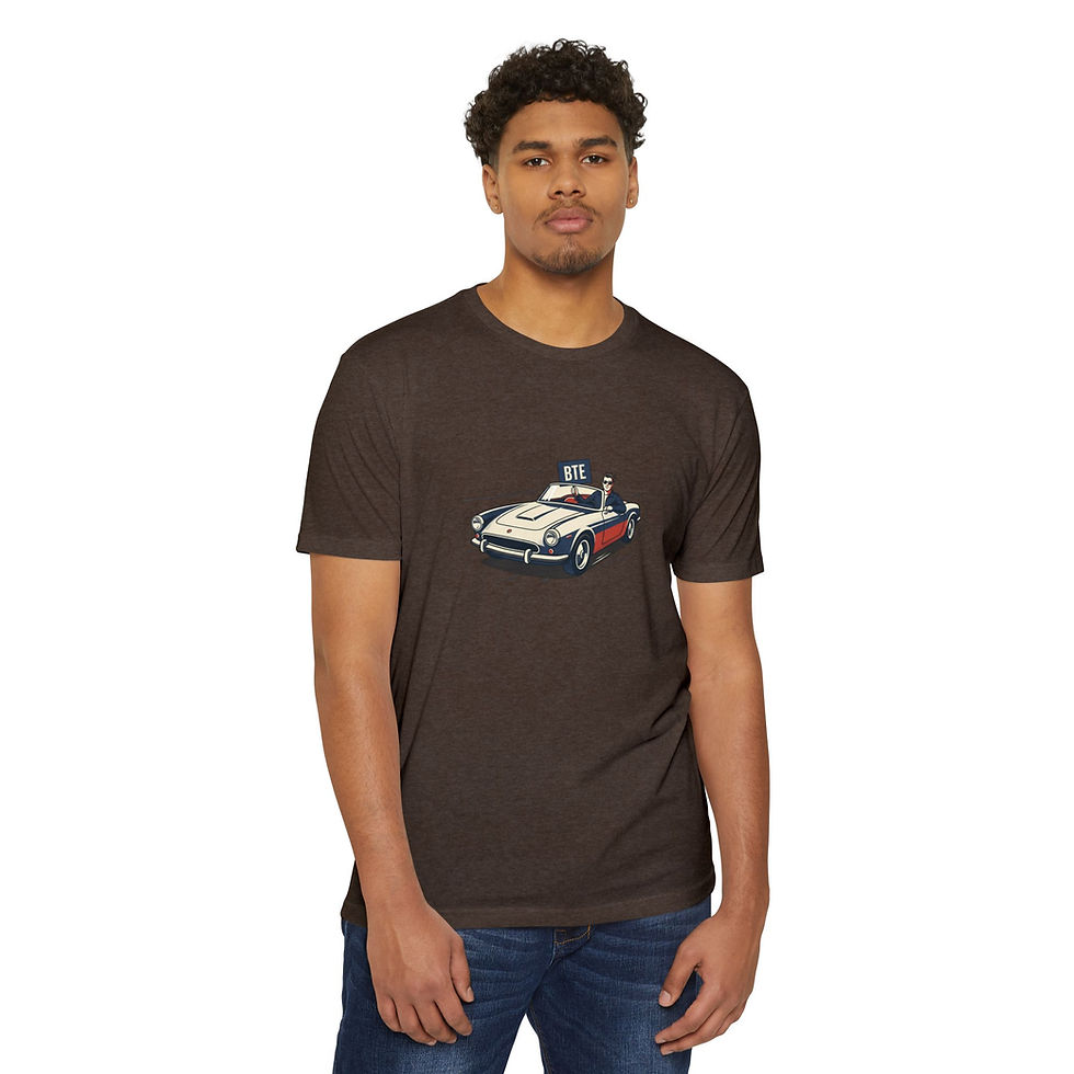 Thumbnail: Vintage Roadster Driver T-Shirt — Classic Car Graphic Tee 