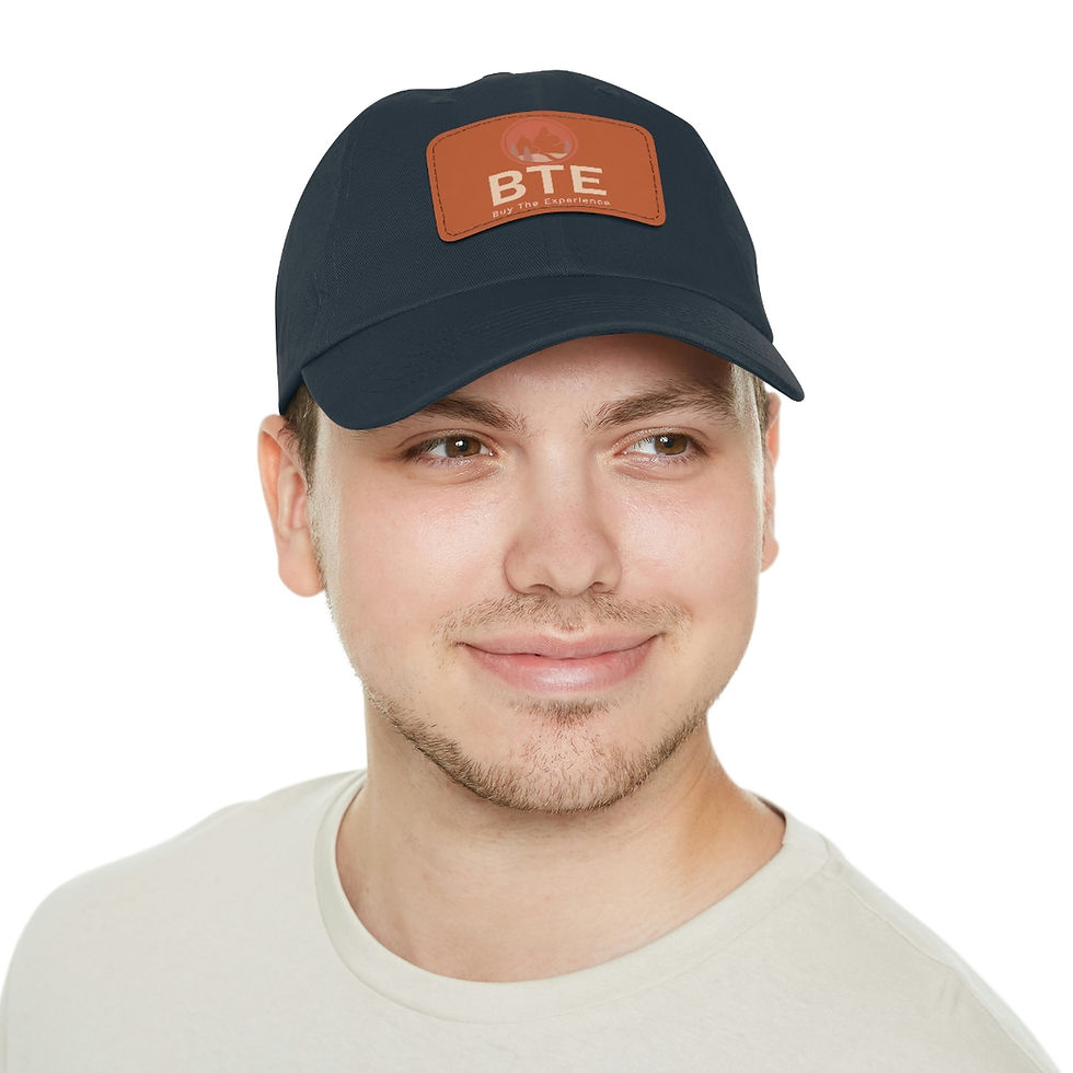 Thumbnail: Dad Hat with Leather Patch