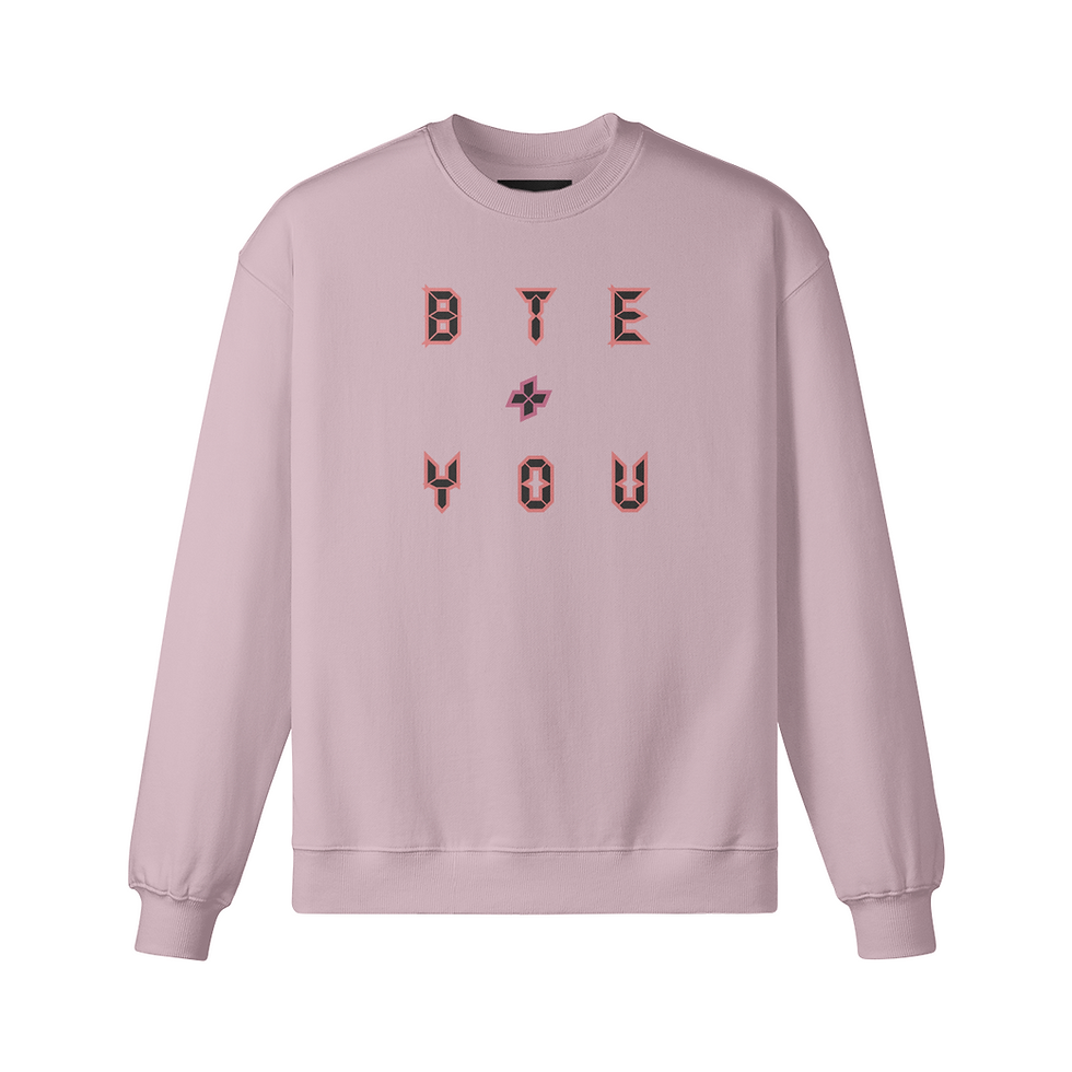Oversize 100% cotton women's sweatshirt