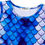 Thumbnail: WonderBabe Girls Dresses Kids Casual Mermaid Sundress A Line Twirly Skater Dres