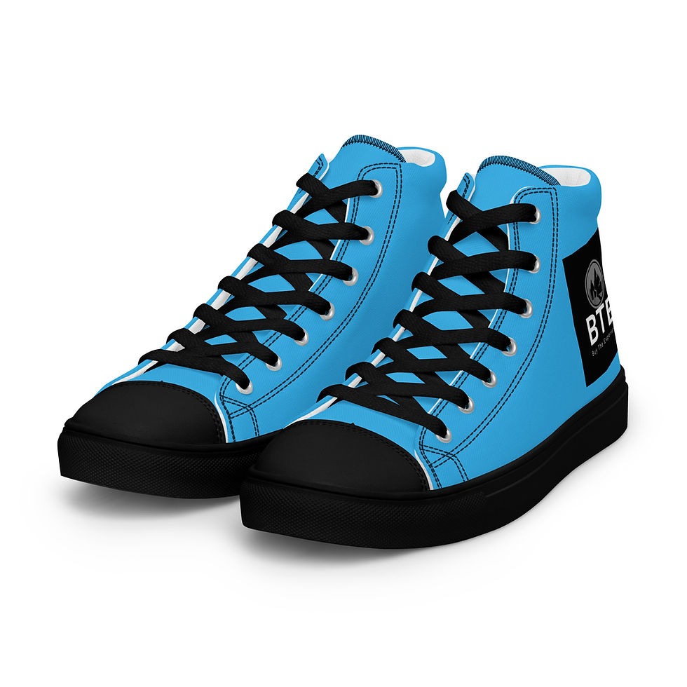 Thumbnail: BTE Men’s high top canvas shoes