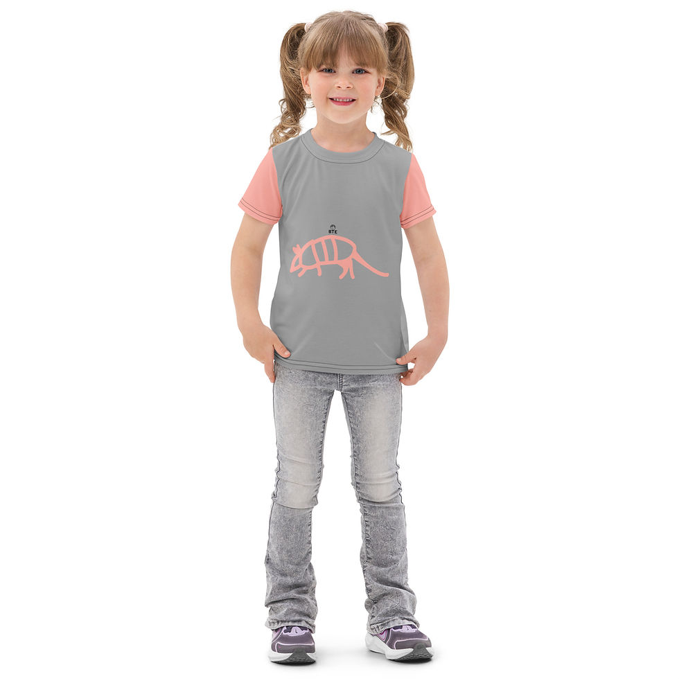 Thumbnail: Girls cotton crew neck t-shirt