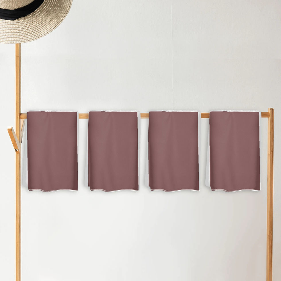 Thumbnail: 4 Pcs Polyester Dish Towel 26x18in