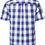 Thumbnail: Alimens & Gentle Mens Plaid Short Sleeve Button Down Shirts Cotton Regular Fit 