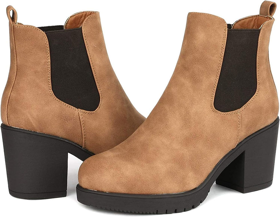 Miniatura:  DREAM PAIRS Women's High Chunky Heel