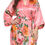 Thumbnail: MissNina Women's Floral Satin Kimono Robes Short Silky Bridesmaid Robes Sleepwe