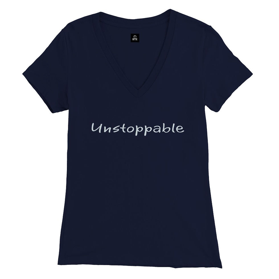 Thumbnail: Unstoppable Womens V-Neck BTE T-shirt